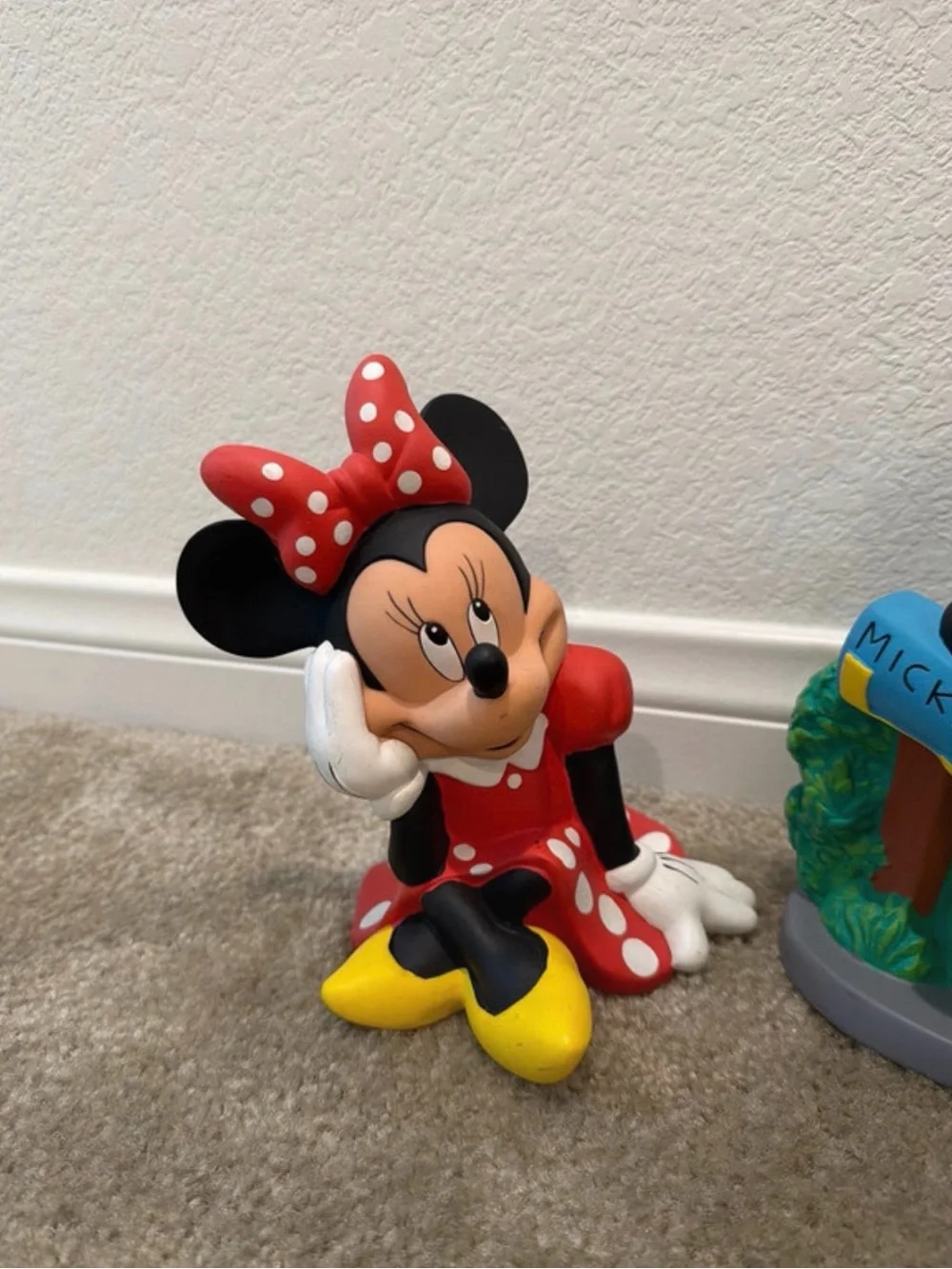 Disney Minnie & Mickey Figures - Red, Black, Yellow